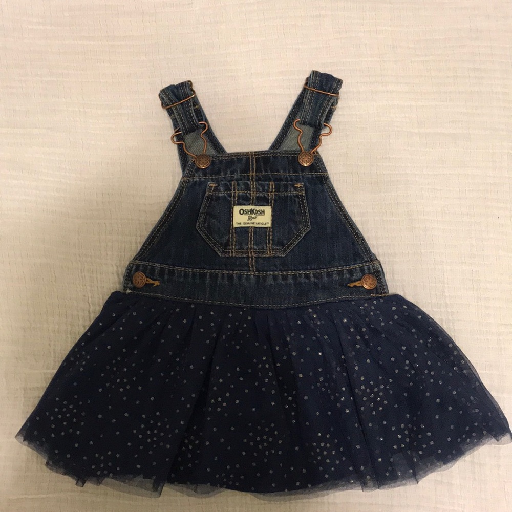 NWOT Overall Tutu Dress